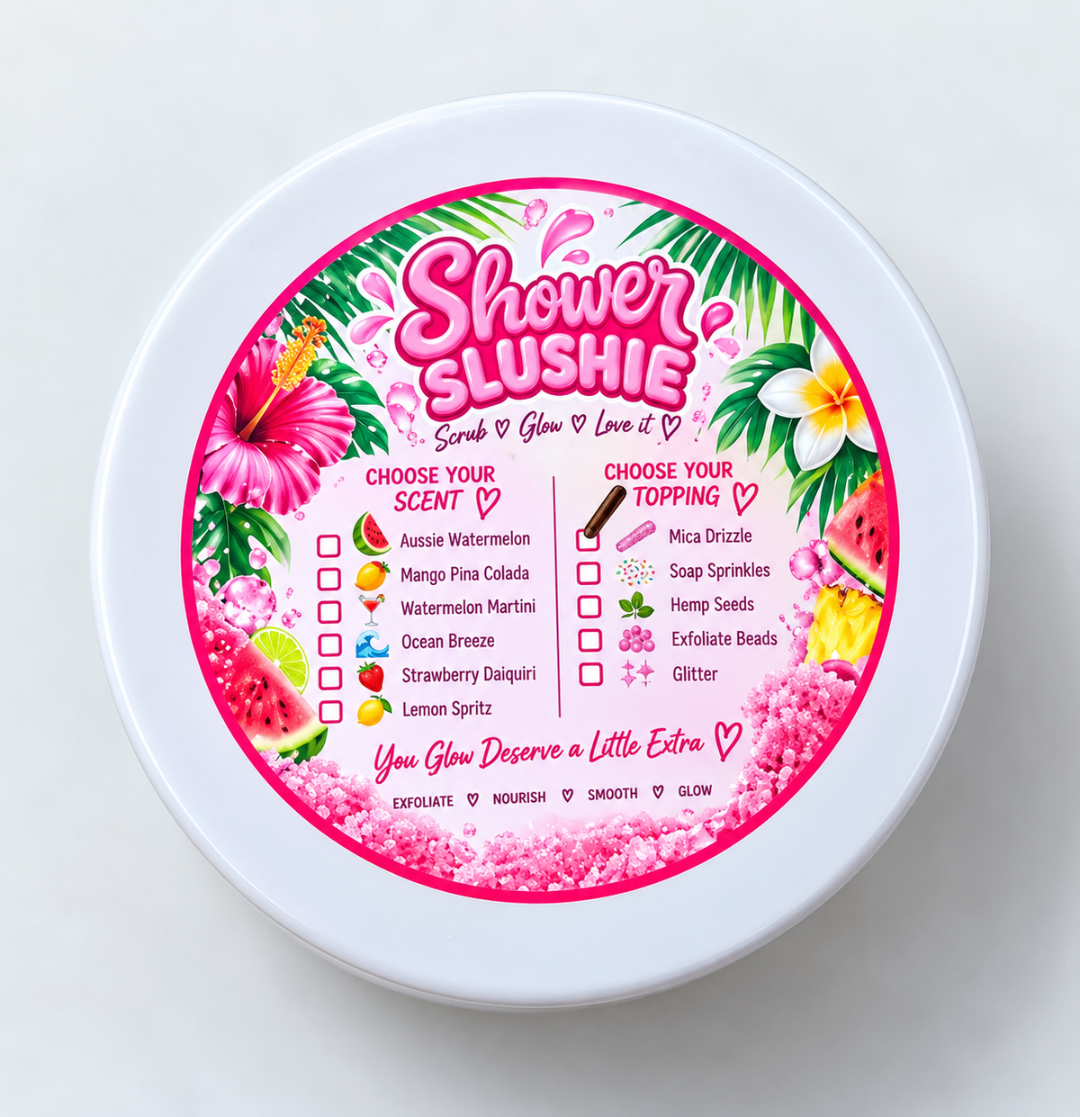 Shower Station Slushie - Build Your Own
